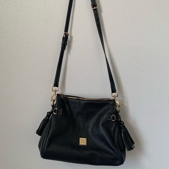 Dooney and Bourke Pebbled Leather Tassel Bag - Picture 14 of 16